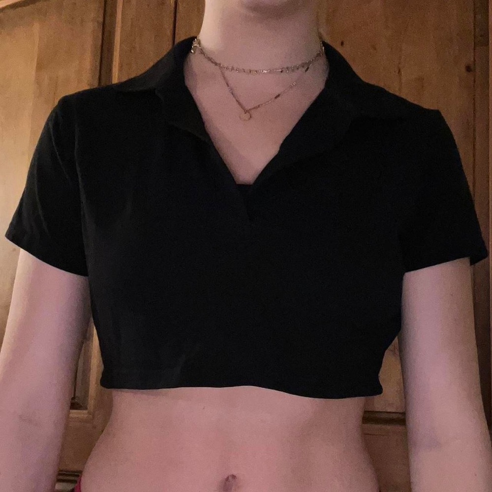 Black Crop Top